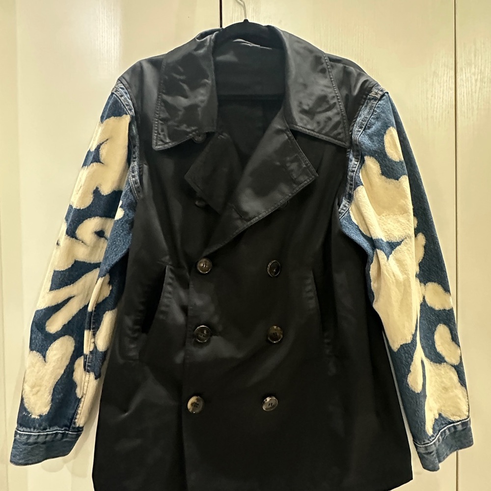 Dries Van Noten Jacket With Denim Sleeves